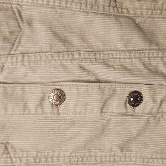 FOREVER 21 Women's Cream Button Front Corduory Jacket Size S - Picture 9 of 16
